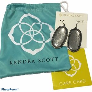 Kendra Scott Mirror Rock Danielle Earrings dustbag